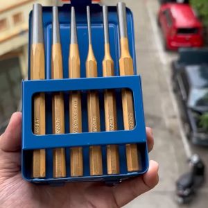 Bộ đột sắt thép inox đồng da nhựa  C-mart A0117