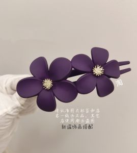 Elegant Resin Hair Accessories for Women: Spring Summer Versatile Duckbill Clip Updo Hairpins Fashionable Korean Style Hair Decorations