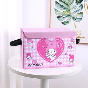 Assorted Cartoon Kuromi Melody Foldable Storage Box