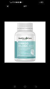 Cải thiện trí nhớ Healthy Care Ginkgo Biloba 2000mg 100 viên