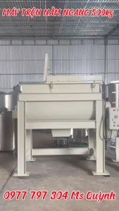 MÁY TRỘN PHÂN BÓN NẰM NGANG 500 KG - LH: 0977 797 304 Ms Quỳnh