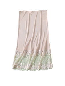 Silk Lace Half Skirt Thin Knitted Base Skirt Wrap around Inner Short Summer Skirt Breathable Silk Blend Long A-Line Gown