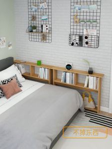 Mini Side Table For Bedroom Long Bedside Shelf Side Bed Stand Long Table Slim Behind Sofa Thin Table