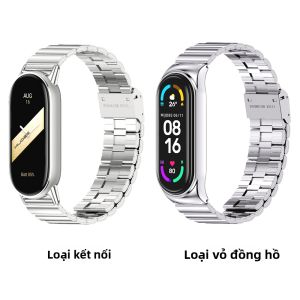 mijobs | Dây Đeo Đồng Hồ Bằng Thép Không Gỉ Ba Hạt