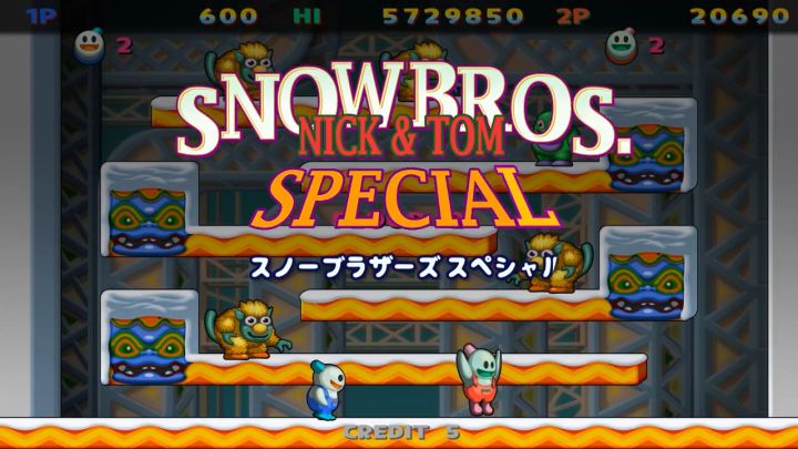Jeu Snow Bros. Nick & Tom Special - Nintendo Switch - Version Européenne Neuve Sous Blister