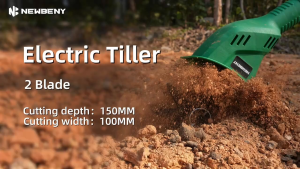 Electric Scarifier Foldable Garden Tiller 1600W Garden Cultivator Rototiller Lawn Mower Tool For Makita Battery Pin