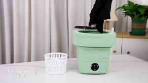 ⭐🇸🇬 8/11L/13L Foldable Mini Washing Machine Portable Automatic BLUE LIGHT DISINFECTION For Socks Underwear Panties Baby Socks 迷你洗衣机 旅行