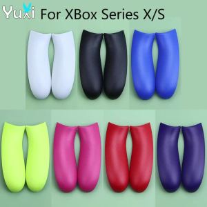 YuXi 1 Set Replacement Rear Handle Grips Shell Back Panel Faceplate Cover For Xbox Series X S Controller Left Right Side Rails