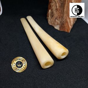 once pipa rokok tulang kerbau kristal dan bulat h252