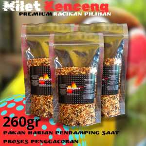 MILET/PAKAN KENCENG PENGGACOR LOVEBIRD FIGHTER/KONSLET/NGEDOUBLE PREMIUM 260gr