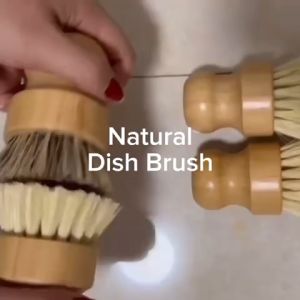Eco-Friendly Natural Dish & Sisal Pot Kitchen Brush: A Sustainable Solution