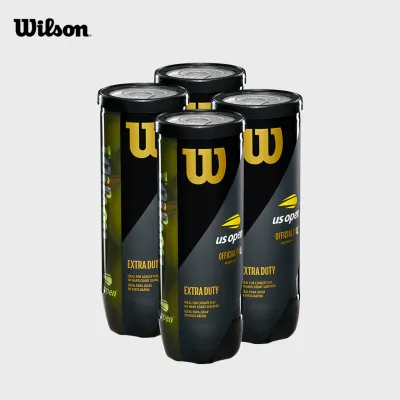 WILSON US Open Extra Duty 3 Ball Can (4 Pack) Tennis Balls