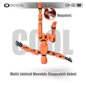 Magnetic Attraction 3D Printed Mannequin Dummy 13 Multi-Jointed Movable Shapeshift Robot Assembly Action Figure Toys Gifts