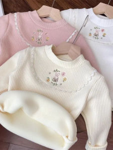 Warm Fleece Turtleneck Girls Undershirt