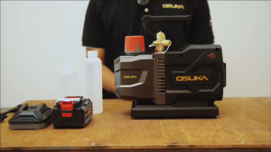 OSUKA เครื่องปั๊มแวคคั่มไร้สาย 20v OCVP896-Y1 ครบชุด พร้อมแบต 8 แอมป์ แท่นชาร์จ