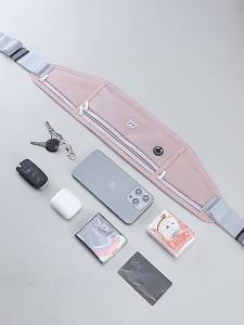 MENSPE Sports Waist Bag Waist Belts Cross Body Bag Running Pounch Adjustable Running Pack Waterproof Waist Bag Money Phone Waist Fanny Pack Jogging Belt Fanny Pack With Reflective Strip for Workouts Sports Outdoor