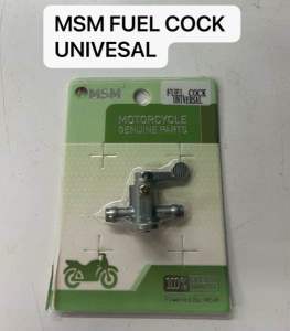 MSM High Quality Motorcycle Fuel Cock for CG125/GY6/MIO/XRM125/CT100/TMX/RAIDER/RUSI/SMASH UNIVERSAL