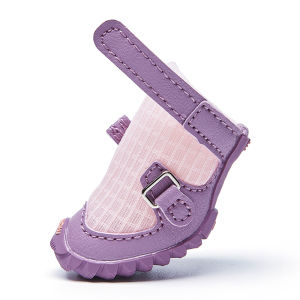 Fokwow Dog Shoes Teddy Pet Dog Mesh Sandals Small Size Dogs Summer Breathable Soft Bottom DJJ Dog Shoes Dog Shoes