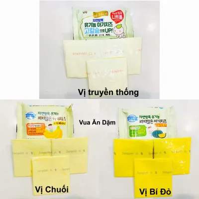 Phô Mai Hữu Cơ Tách Muối Hàn Quốc cho bé ăn dặm (kèm đá Gell bảo quản)