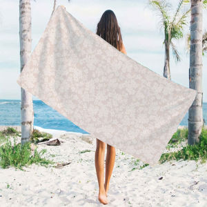 Blossom Ditsy Beach Towels Ultra Lightweight Quick Drying Super Absorbent Summer Essential Fast-Drying Towel for Beach