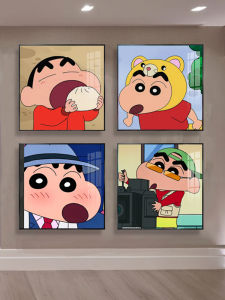 New Cartoon Doraemon Decorative Painting Modern Minimalist Style Living Room Bedroom Childrens Room Hanging Artwork Cute Anime