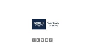 Grohe 26553000 Chrome Rainshower 150 Smart Active Cube Square Hand Shower Head / 3 Spray / Massage/ Premium shower head spray / toilet / bathroom / Tandas / Water heater / Penapis Air / Kepala Pancuran Mandian/Rainshower head/High pressure / High Quality