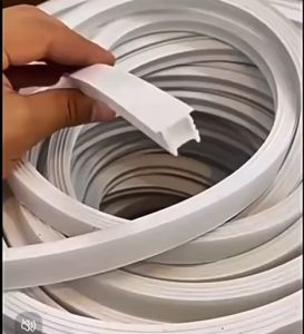 Flexible bendable silicone LED strip holder clip buckle bracket light casing track housing tube profile cover