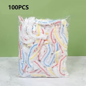 100/200 disposable bowl LIDS elastic plastic food storage bags transparent cling film food covers reusable for vegetables p