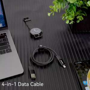 ESSAGER 65W Kabel Data 4 In1 Fast Charging Kabel C To C 65W Max Dan C To L 29W Max  Fast Charging untuk Ip Samung