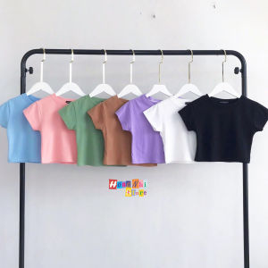 Áo Thun Croptop Body Trơn Tay Ngắn Dáng Ôm Có Size Đại 70kg Ulzzang- MM Hồng Nhi Store