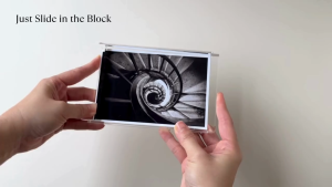 🇸🇬 [New Product Sale] 4R/5R/6R Clear Thick Acrylic Photo Frame Morden Picture Holder Display Stand