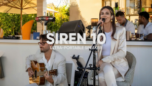 Loa di động dBacoustic SIREN 10 - All in one - Công suất 150W - Pin 9h Liên Tục - Hàng chính hãng