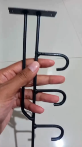 Rak Gantungan Panci Wajan - Rak Dapur Cantolan Wajan & Panci Tempel Dinding