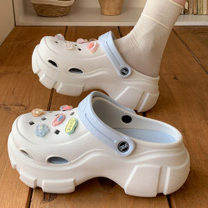 Giày Đế Dày Đế Xuồng Nữ Mùa Hè Ngoài Trời Chống Trượt Chống Mùi Hỗ Trợ Gót Chân Y Tế Đế Bằng Đế EVA Thoải Mái Thoáng Khí