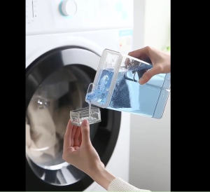 Hiraya Ph Liquid Detergent Dispenser 1200ml Refill Jar Laundry Organizer Airtight Container Storage