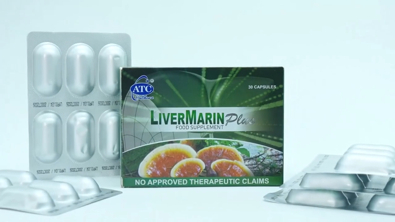 【3PCS SAVE 10%】ATC LiverMarin Plus 30s Healthcare Food Supplement For Liver Health Body Care Official Shipment 100% Authentic Staying Up Suit For Working Overtime Drinking Liver Cleansing Hormone Balance DETOXIFICATION ANTIOXIDANT CHOLESTEROL SUPPORT