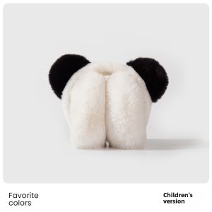 Kids Panda Earmuffs Winter Warm Earmuffs Cute Ear Cap Earmuff Antifreeze Ear Warmer Ear Warmers Matching Boys and Girls