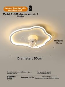 Luxurious & Silent Ceiling Fan Light Swivel