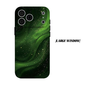 BILIBILI | Green Aurora Phone Case for iPhone 18 17 16 15 14 13 12 11 Air Pro Max Plus Double-layer Cover