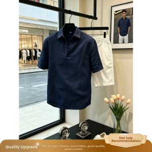 ZHUOCAN | Vintage Style Linen Rayon Thin Breathable Cool T-Shirt