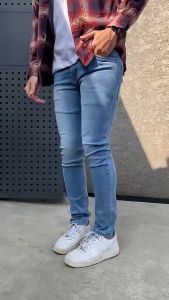 Steigen Celana Denim Soft Jeans Stretch Blue Wash / Celana Panjang Pria