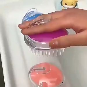 Bayar Di Tempat - Scalp Brush Silikon Pijat / Sikat Keramas Pijat Kulit Kepala
