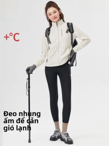 Miiow | High-Waisted Fleece Lined Yoga Pants Womens Fitness Tummy Control Butt Lifting Base Layer Shark Bite Pants Catman 2025 New Arrival