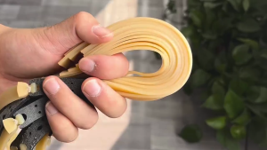 5Pcs Flat Rubber Leather Thickness Yellow Thick Rubber Band For Outdoor Fishing Game Training