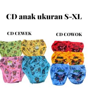 1 LUSIN CD /Celana dalam bayi dan anak cewek Cowo