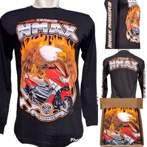 Kaos Motor NMAX Motif Elang Lengan Panjang & Kaos Sunmori NMAX