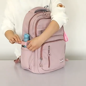UISNMALL Nylon Waterproof School Girl Laptop Teenage Girls Large Student Backpack laptop bag B8705