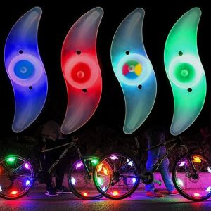 Đèn LED Chống Nước Gắn Nan Hoa Xe Đạp 3 Chế Độ Đèn Nháy Lốp Xe Cảnh Báo An Toàn Dễ Lắp Đặt Phụ Kiện Xe Đạp Tùy Chọn 1/2/4 Chiếc