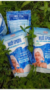COMBO 2 TÚI Muối đắng khoáng tự nhiên Epsom 200G - muối magie sulfate tự nhiên - CỎ BẤC FARM