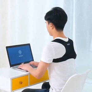 【หลังค่อมหายใน1วิ】สายยืดหลัง แก้ปวดหลัง บรรเทาอาการหลังค่อม ผลิตจากวัสดุคุณภาพสูง สายรัดหลัง เสื้อหลังตรง พยุงหลัง แก้หลังค่อม สายรัดปรับสรีระ